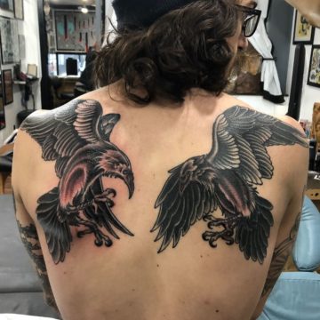 Crow back piece