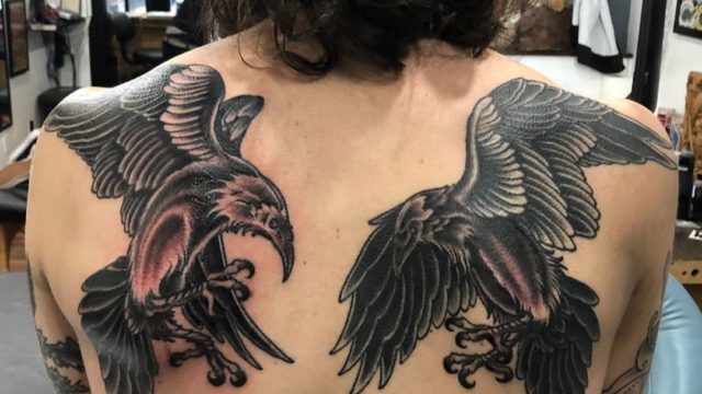 Crow back piece